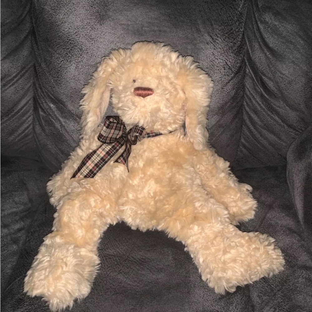 Vintage Gund Designed By Mica Plush Woober Puppy Dog Stuffed Animal 12" Tall EC